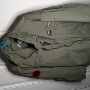 *RARE* BLACK LABEL SKATEBOARDS ARMY JACKET FROM THE LATE 90S MINT CONDITION!!!